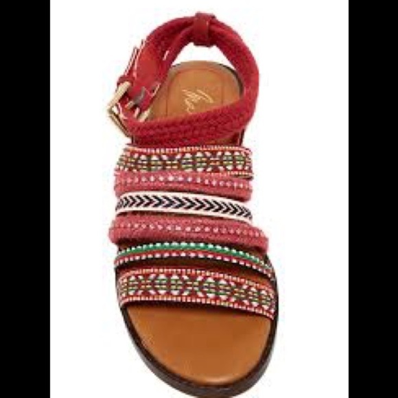 Mari A. Farren open toe canvas gladiator sandal - Picture 2 of 8